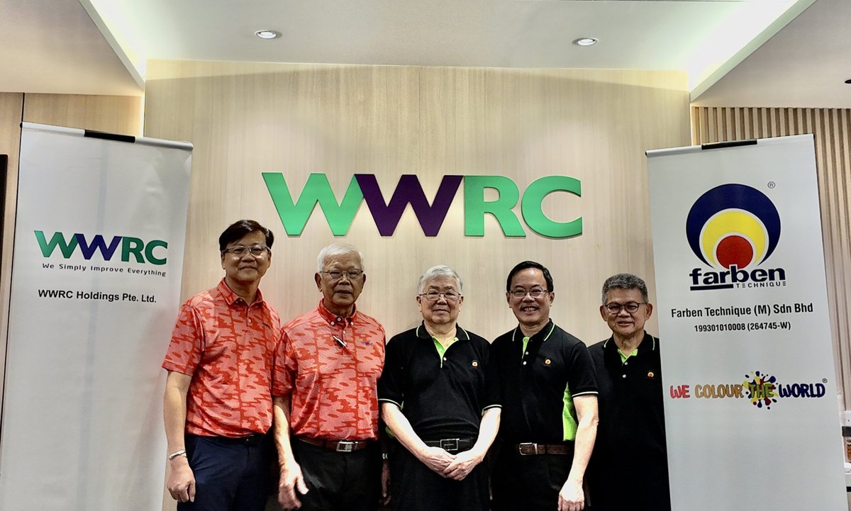 Farben Technique and WWRC Group leadership at WWRC